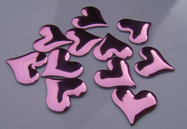 6 Light Pink Heart 6 Light Pink Heart
